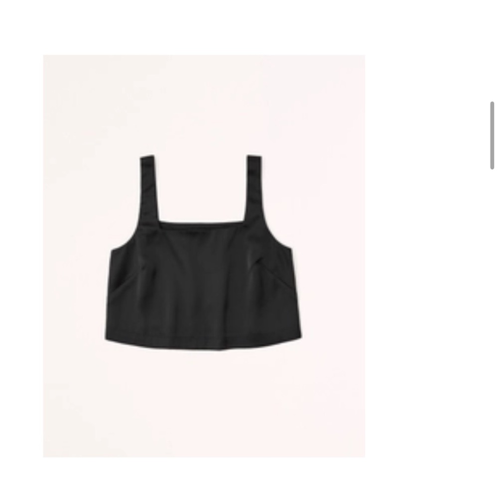 Abercrombie & Fitch Satin Squareneck Set Top